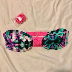 XHILARATION Bandeau Bikini Top